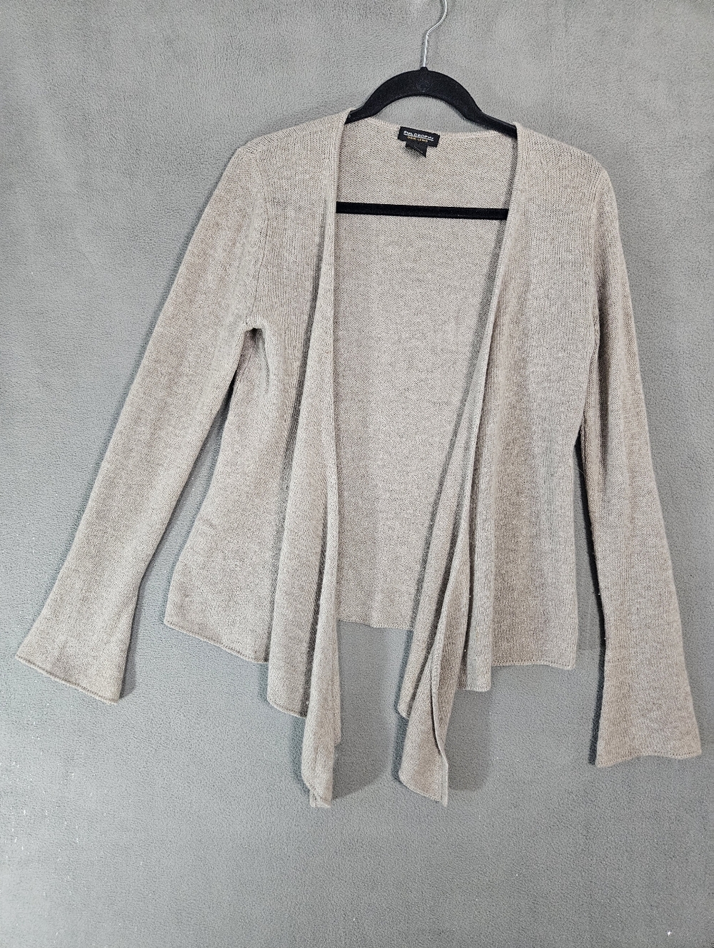 Philosophy dane lewis 100% cashmere sweater Cardigan Beige Open Front Small